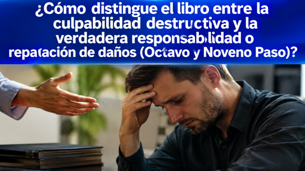 ¿Culpa o responsabilidad? Lo que realmente enseñan el Octavo y Noveno Paso para reparar el daño