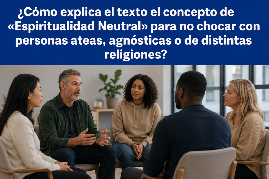Espiritualidad Neutral: ¿Cómo puede Neuróticos Anónimos incluir a ateos, agnósticos y personas de cualquier religión?