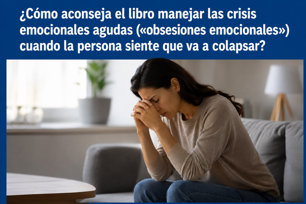 ¿Sientes que vas a colapsar? Esto recomienda la literatura de Neuróticos Anónimos para enfrentar una crisis emocional intensa