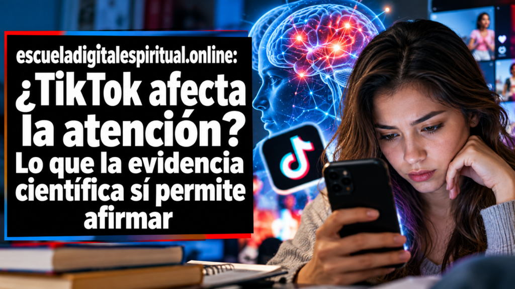 ¿TikTok afecta la atención? Lo que la evidencia científica sí permite afirmar